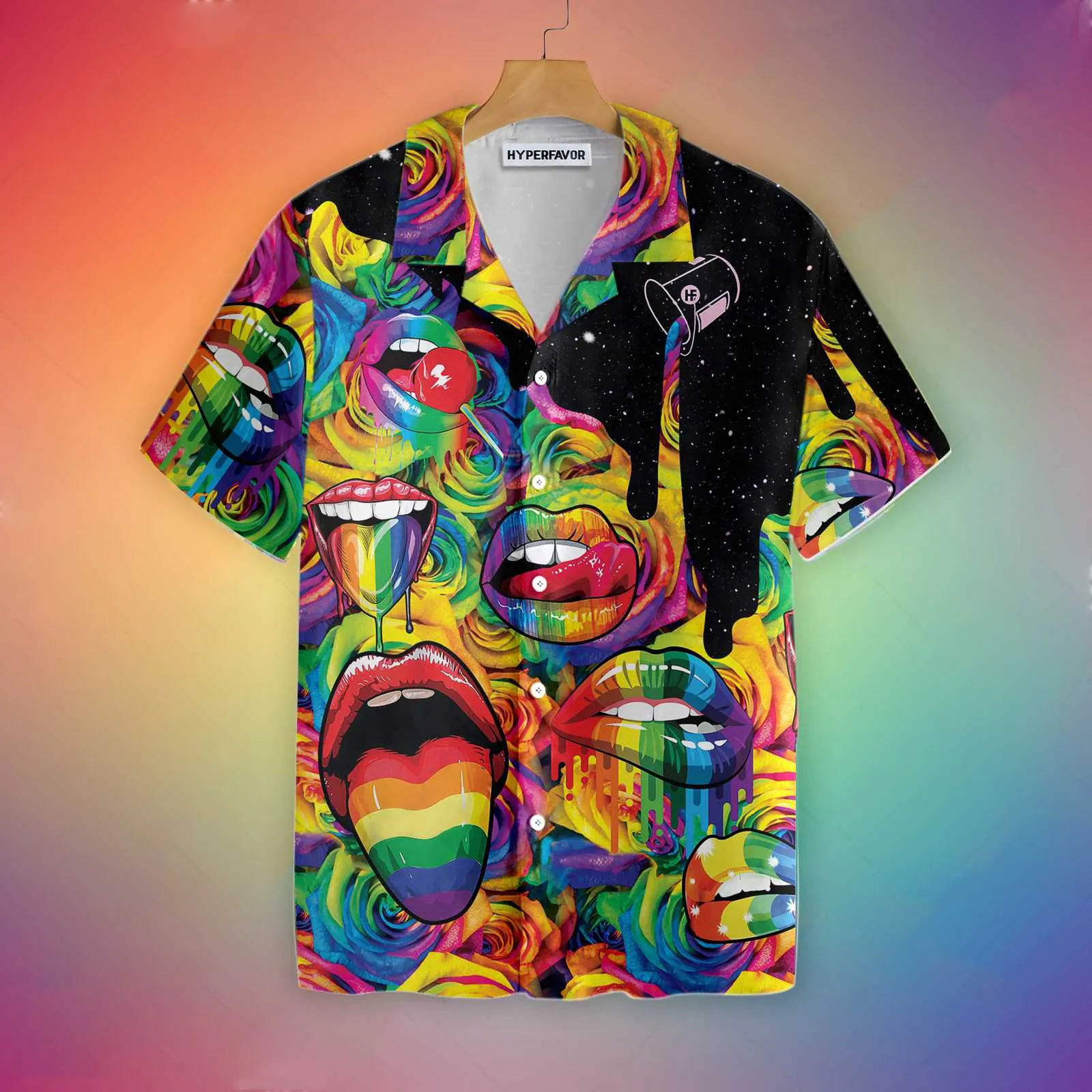 Always Proud LGBT Hawaiian Shirt, Rainbow Flag Aloha Shirt For Men And Women, Best Gift For Proud LGBT