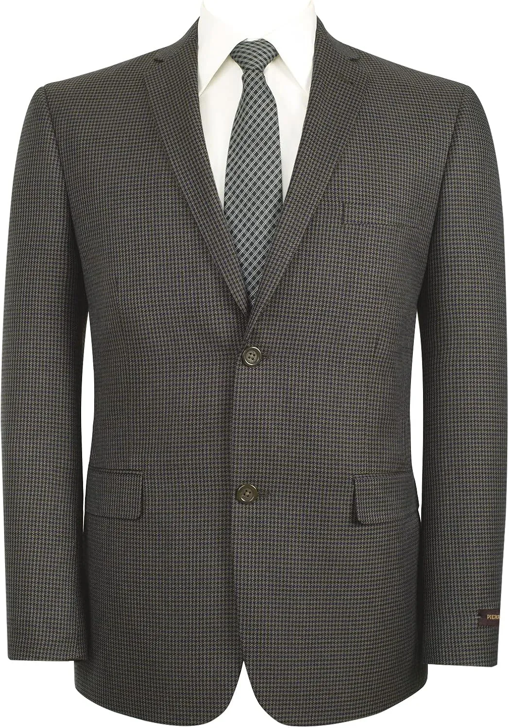 AMY ZHU Men's Sport Coat Classic Fit Stretch Blazer 2 Button Suit Jacket