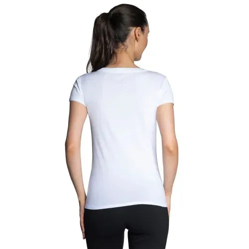 Armani Exchange women stud white T-Shirts