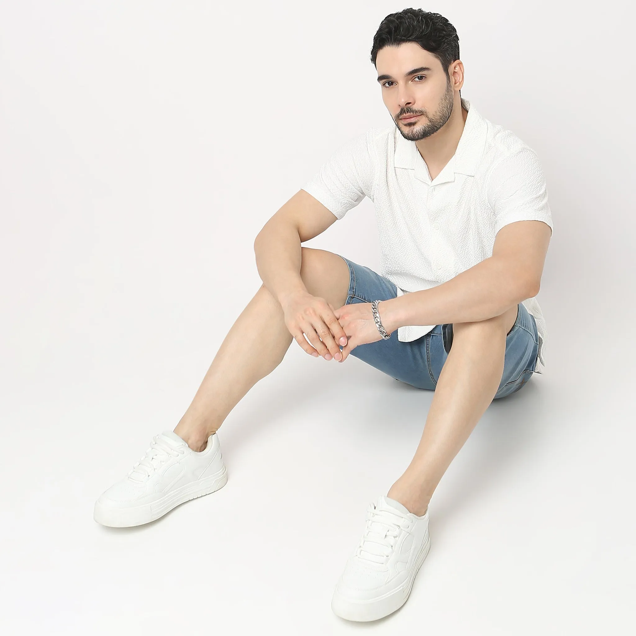 BAE Shirt™ - Luxury Blend of Super Soft Nylon & E-fast® Stretch - Diamond Structure - Cuban Collar - Slim Fit Shirt