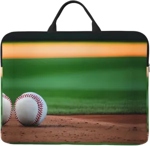 Baseball 14in Laptop Case Sleeve Bag  Versatile Shoulder Messenger Briefcase, Designed for Business Travel