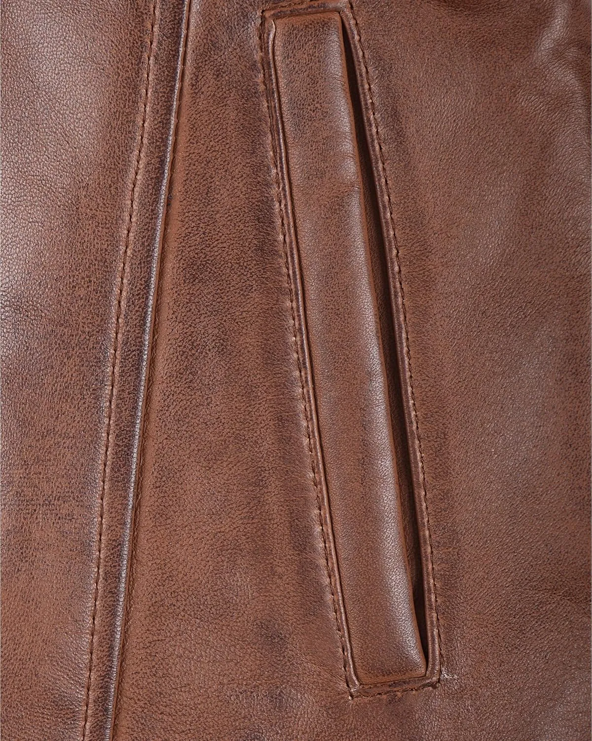 Blingsoul Womens Leather Jacket - Vintage Style Long Leather Jacket Women