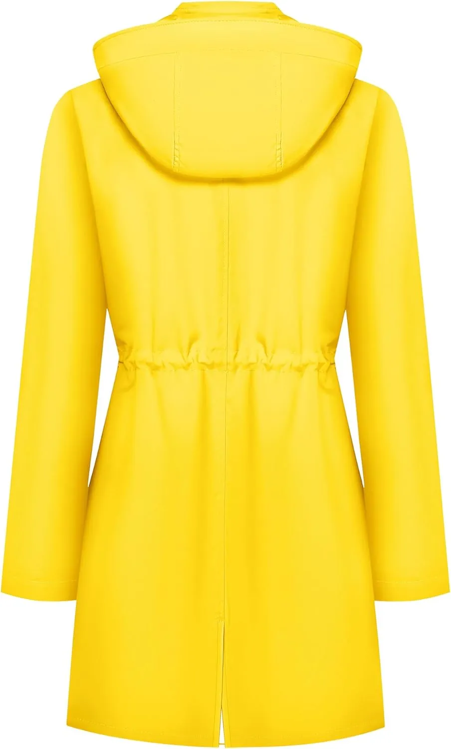 Bloggerlove Rain Jacket for Women Waterproof with Hood Trech Coat for Women Lightweight Raincoats Long Windbreaker