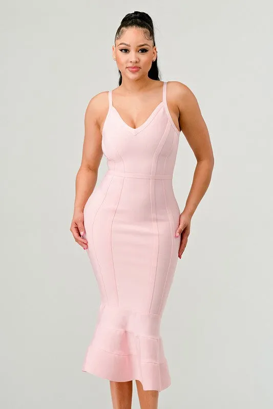 Bodycon Tulip Midi Dress