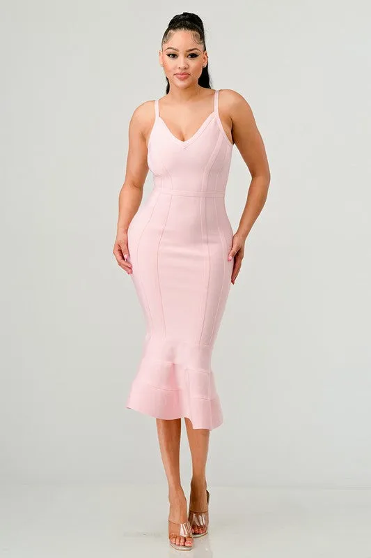 Bodycon Tulip Midi Dress