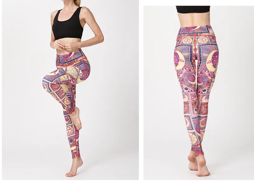 BOOPDO LOVE DESIGN ALL OVER PRINT LEGGINGS