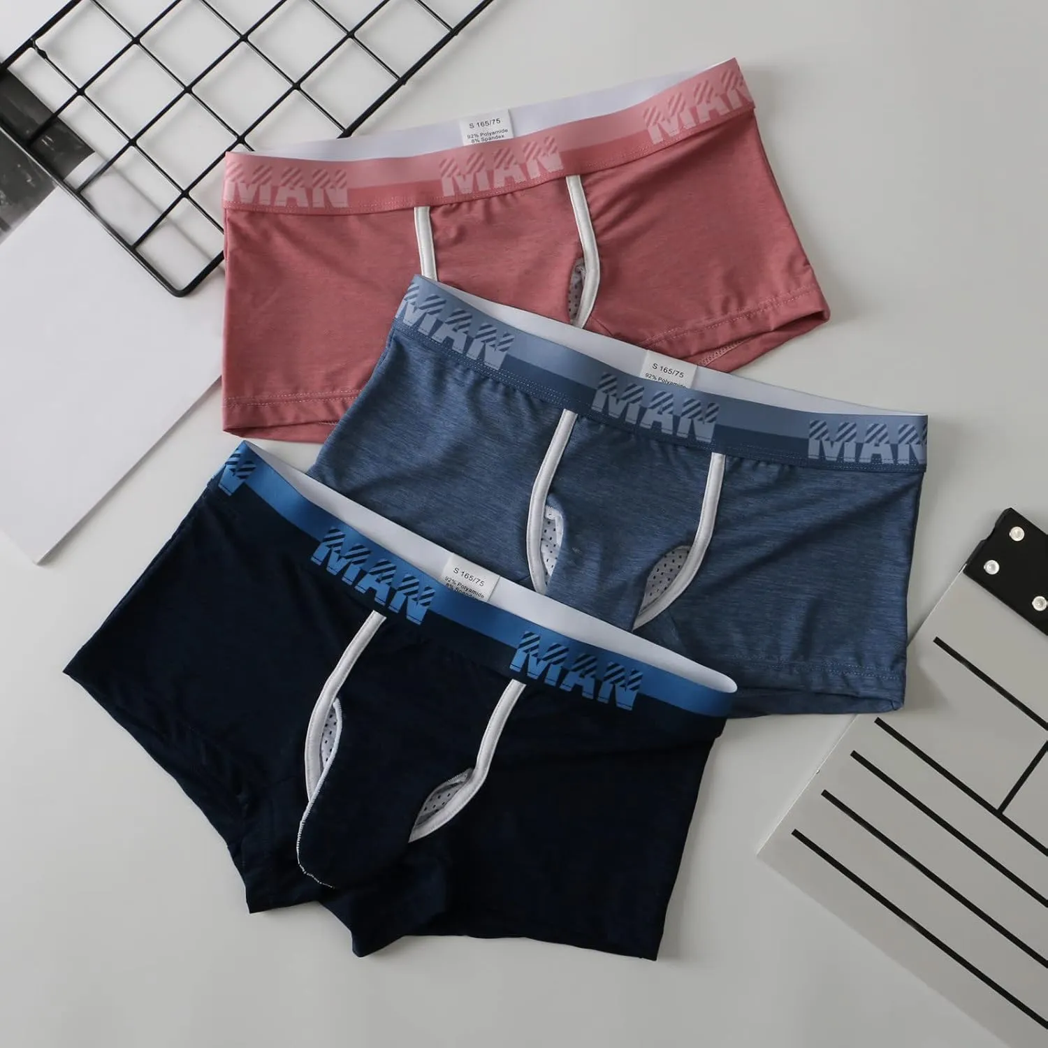 Boxers for Men Men's Sexy Underwear Soft Stretchy Cool Dry Support Pouch
