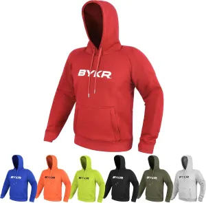BYKR Motorcycle Hoodie for Men & Women Biker Motorcycle Jackets Breathable Motorbike Riding Sweatshirt All Weather CE Armored