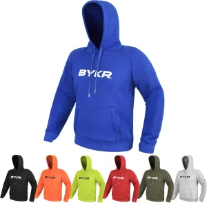 BYKR Motorcycle Hoodie for Men & Women Biker Motorcycle Jackets Breathable Motorbike Riding Sweatshirt All Weather CE Armored