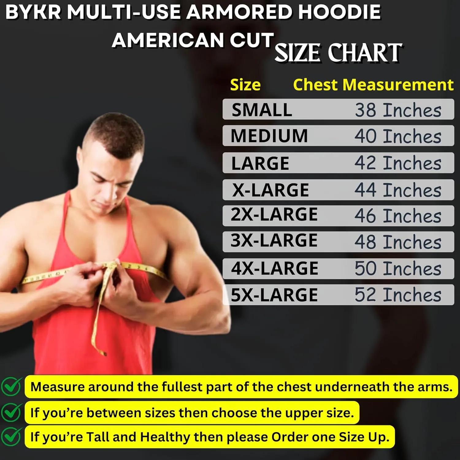 BYKR Motorcycle Hoodie for Men & Women Biker Motorcycle Jackets Breathable Motorbike Riding Sweatshirt All Weather CE Armored