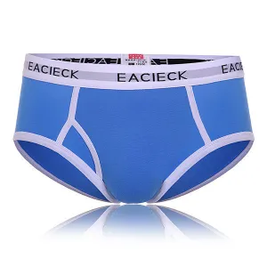 Casual Cotton Breathable Sweat-Absorbent Front Opening Briefs for Men