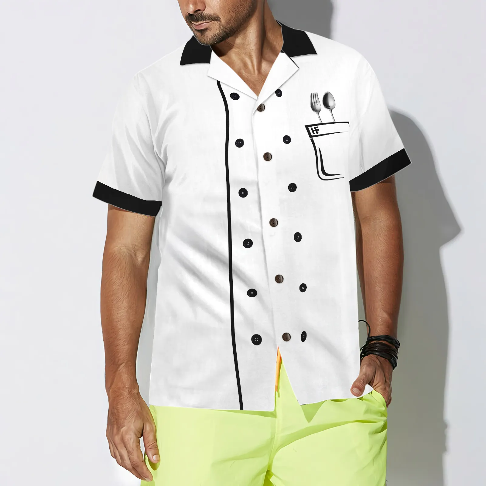 Chef Jacket Hawaiian Shirt, Best Gift For lover, Friend, Family