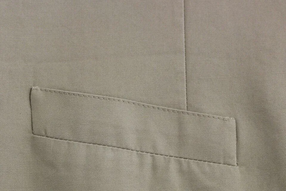 Chic Beige Single Breasted Dress Vest
