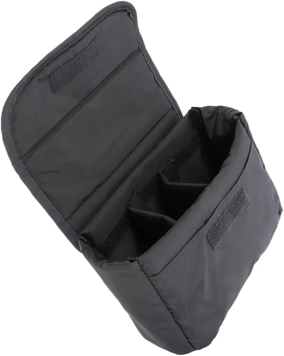 Dslr Camera Bag Flip Cover Padded Lens Case Dividers for Safe Storage