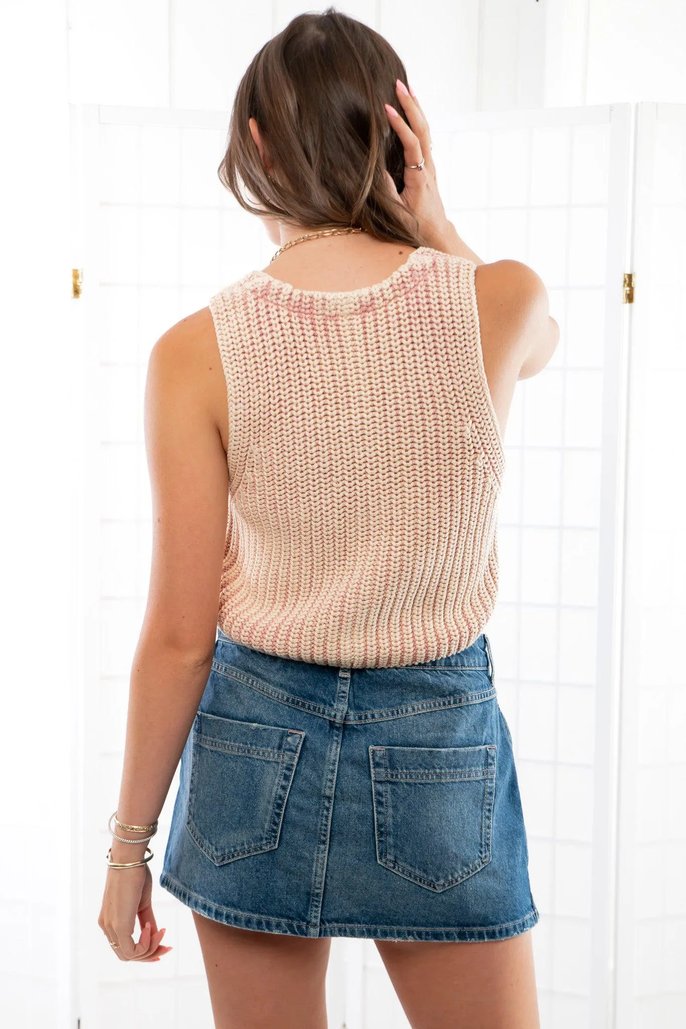 Free People Mellow Rose Close To Me Vest