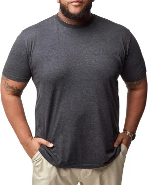 Fresh Clean Threads Crew Neck T-Shirt - Pre Shrunk Soft Fitted Premium Tee - Mens T- Cotton Poly