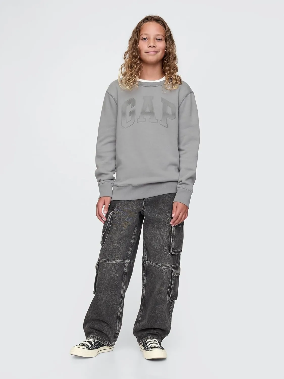 GAP Boys' Logo Sweatshirt
