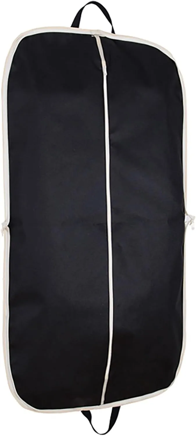 Garment Bags for Travel, Suit Bags for Closet Storage with Handles for Clothes, Coats, Jackets, Shirts Black