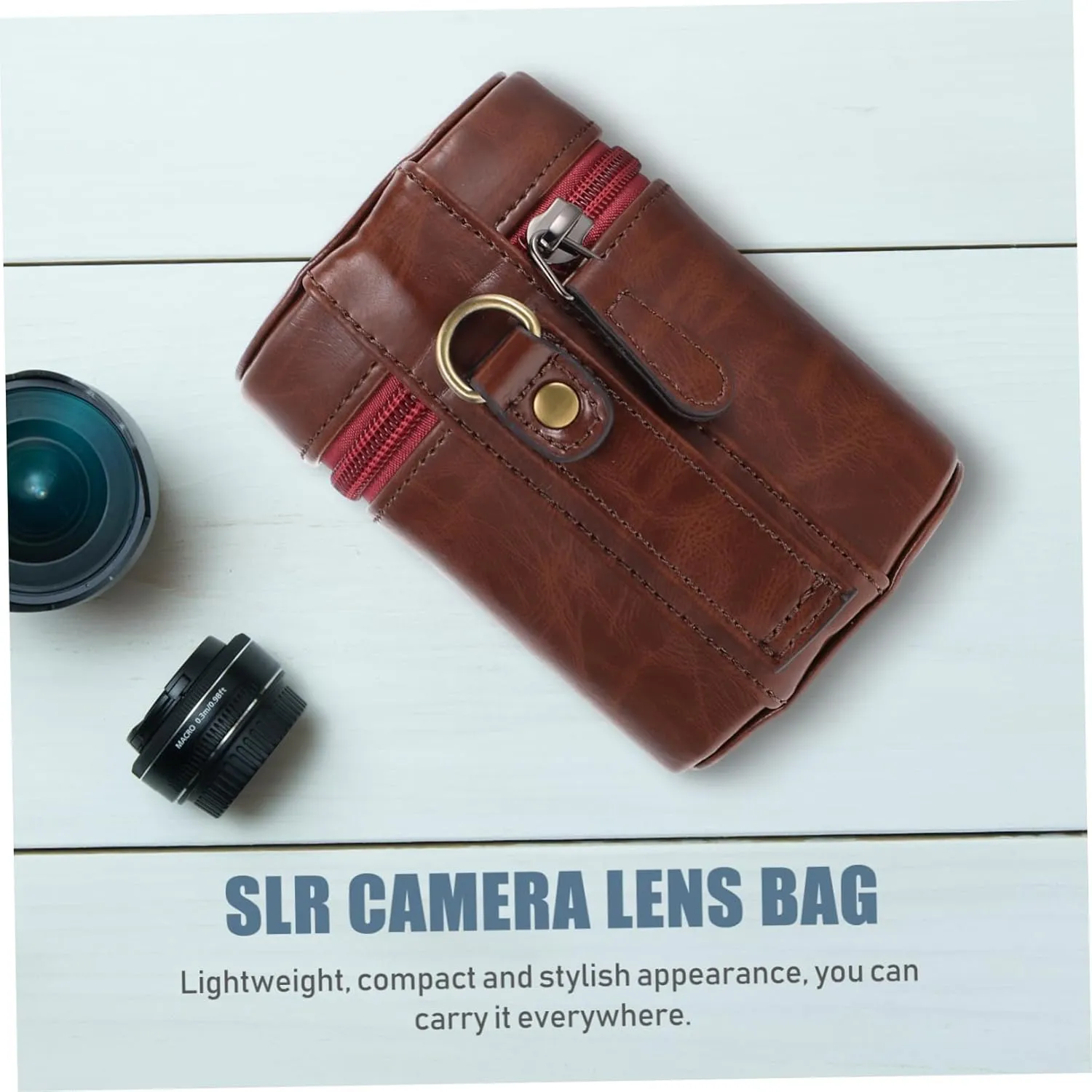 Gatuida Camera Lens Bag Waterproof and Shockproof Dslr Case for Lens Pouch Bag Storage