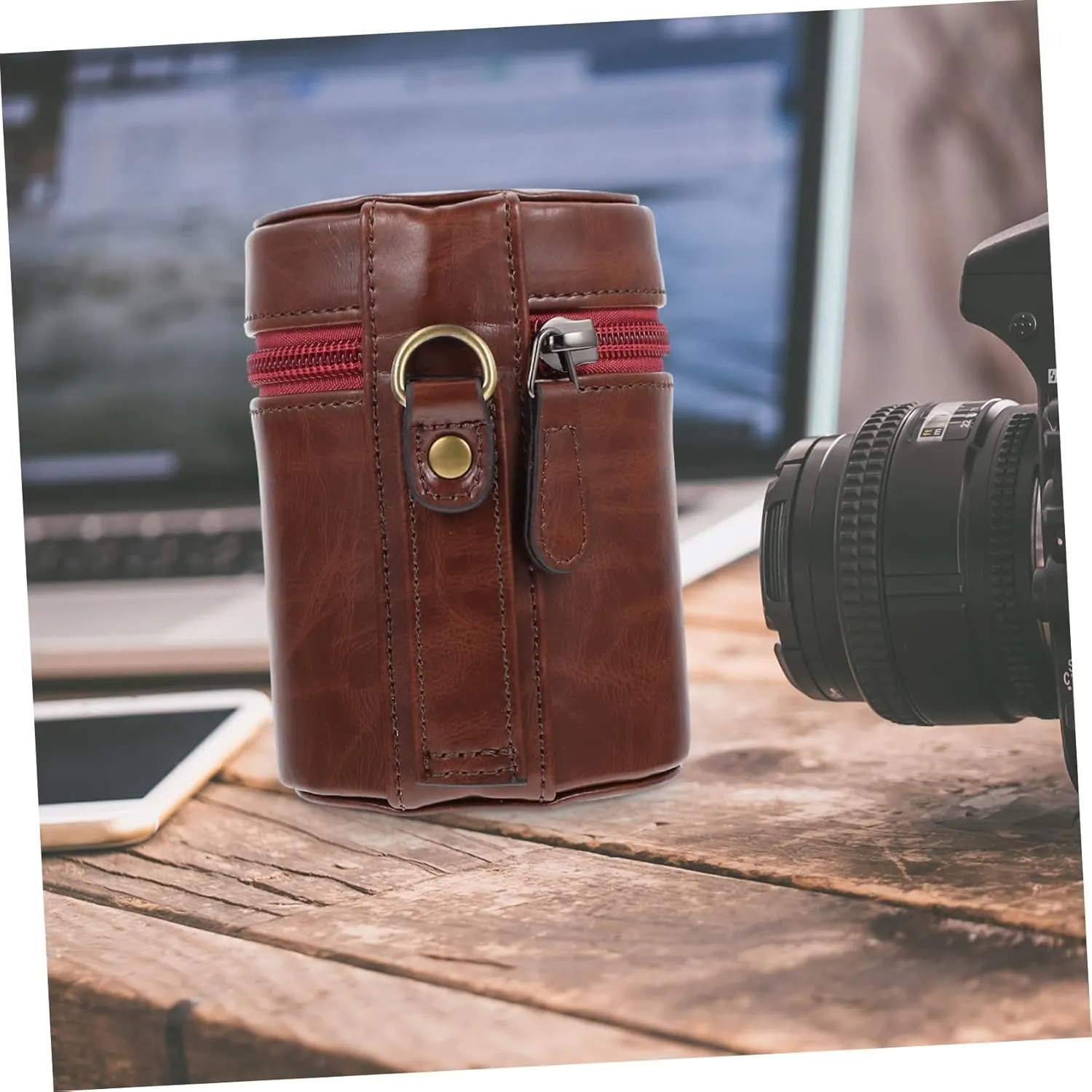 Gatuida Camera Lens Bag Waterproof and Shockproof Dslr Case for Lens Pouch Bag Storage