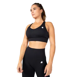 Gorilla Wear Hilton Seamless Sports Bra - Black