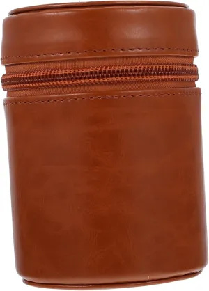 Homoyoyo SLR Camera Lens Bag Compact Camera Lens Holder Waterproof Case for DSLR Lightweight Portable Brown, Brown, 11.5X8X8CM, Casual