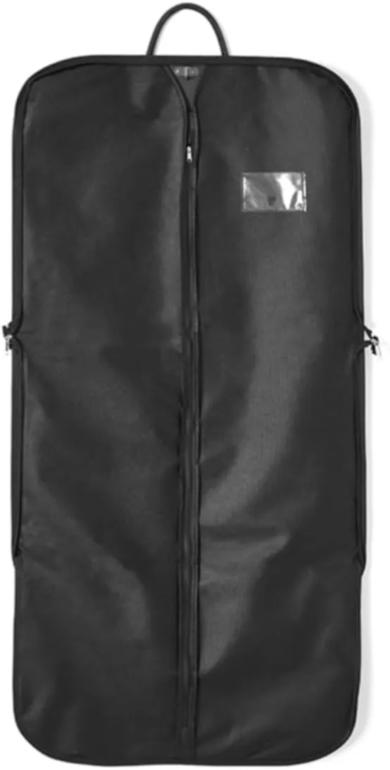 IRYZE Garment Bag for Travel, 3 Pack Garment Bags For Travel 49"" Suit Bags Hanging Clothes Bag Suit Cover Suit Luggage Bag, 125*60cm, Black