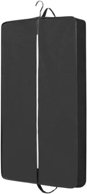 IRYZE Garment Bag for Travel, 3 Pack Travel Garment Bag Cover Lightweight Non-woven Suit Bag For Suits Suit Luggage Bag (Color : Black, Size : 60 * 10 * 110cm)