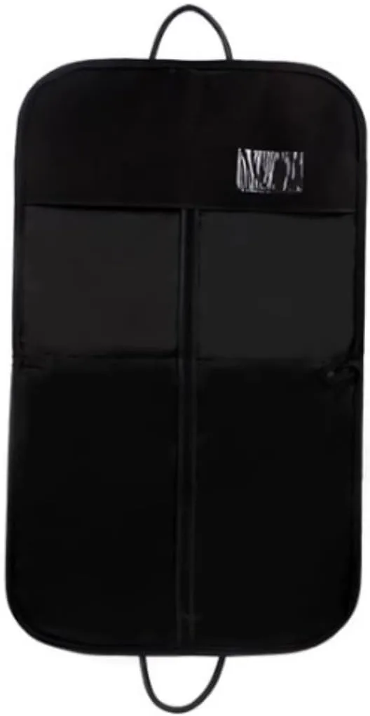 IRYZE Garment Bag for Travel, 40"" Garment Bags Heavy Duty Suit Bags Foldable Dress Bag For Hanging Clothes Storage Suit Luggage Bag, 60*100cm, Black