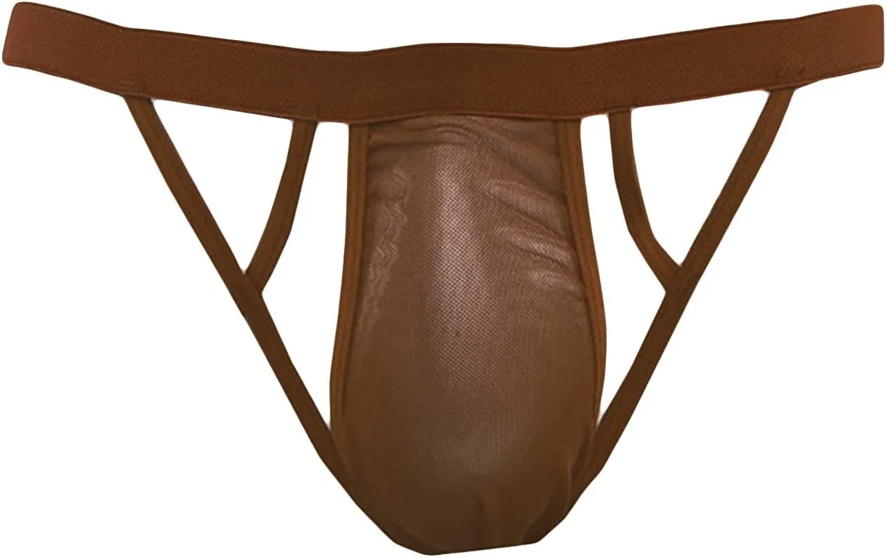 JEShifangjiusu Men Underwear Sexy Lace Thongs T Transparent Panties Breathable Pants Taste Pouch G-Strings Lace Briefs