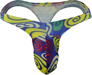JEShifangjiusu Men'S Underwear Sexy Breathable Bikini Briefs Low Rise Underpants G-String Fashion Print Bulge Pouch Undies