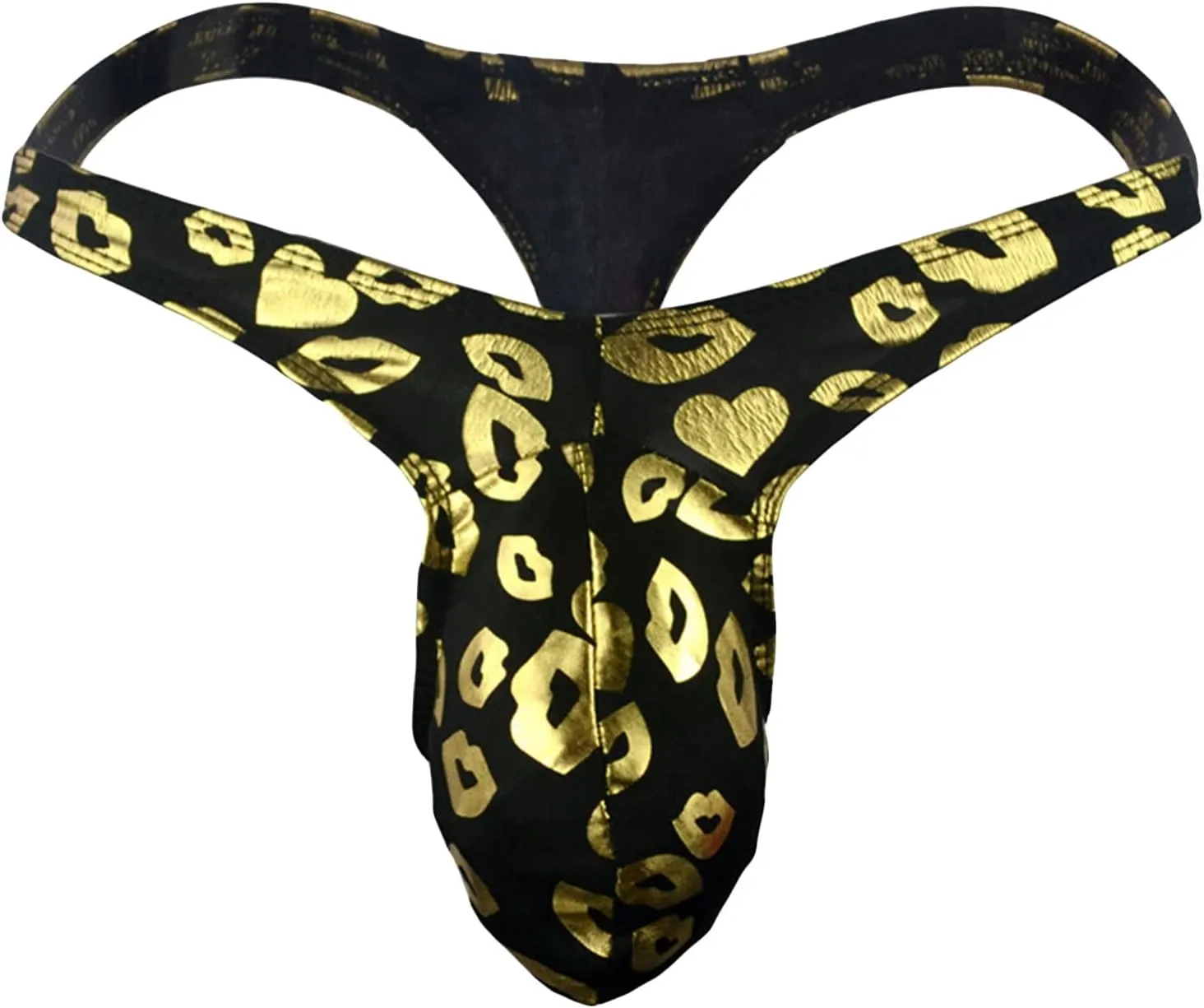 JEShifangjiusu Men'S Underwear Sexy Breathable Bikini Briefs Low Rise Underpants G-String Fashion Print Bulge Pouch Undies