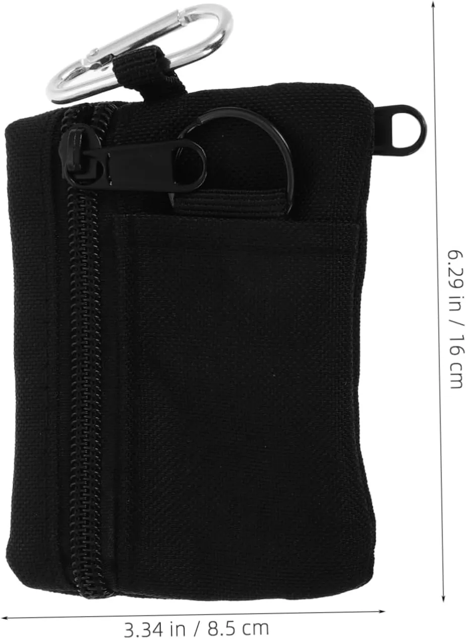 Keychain Pouch Small Zipper Coin Purse for Outdoor Travel and Hiking Multi Functional Keys Organizer Stylish Durable Design for Men and Women