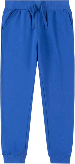 Kid Nation Kids Unisex Soft Brushed Fleece Casual Pull On Jogger Sweatpants with Pockets for Boys or Girls