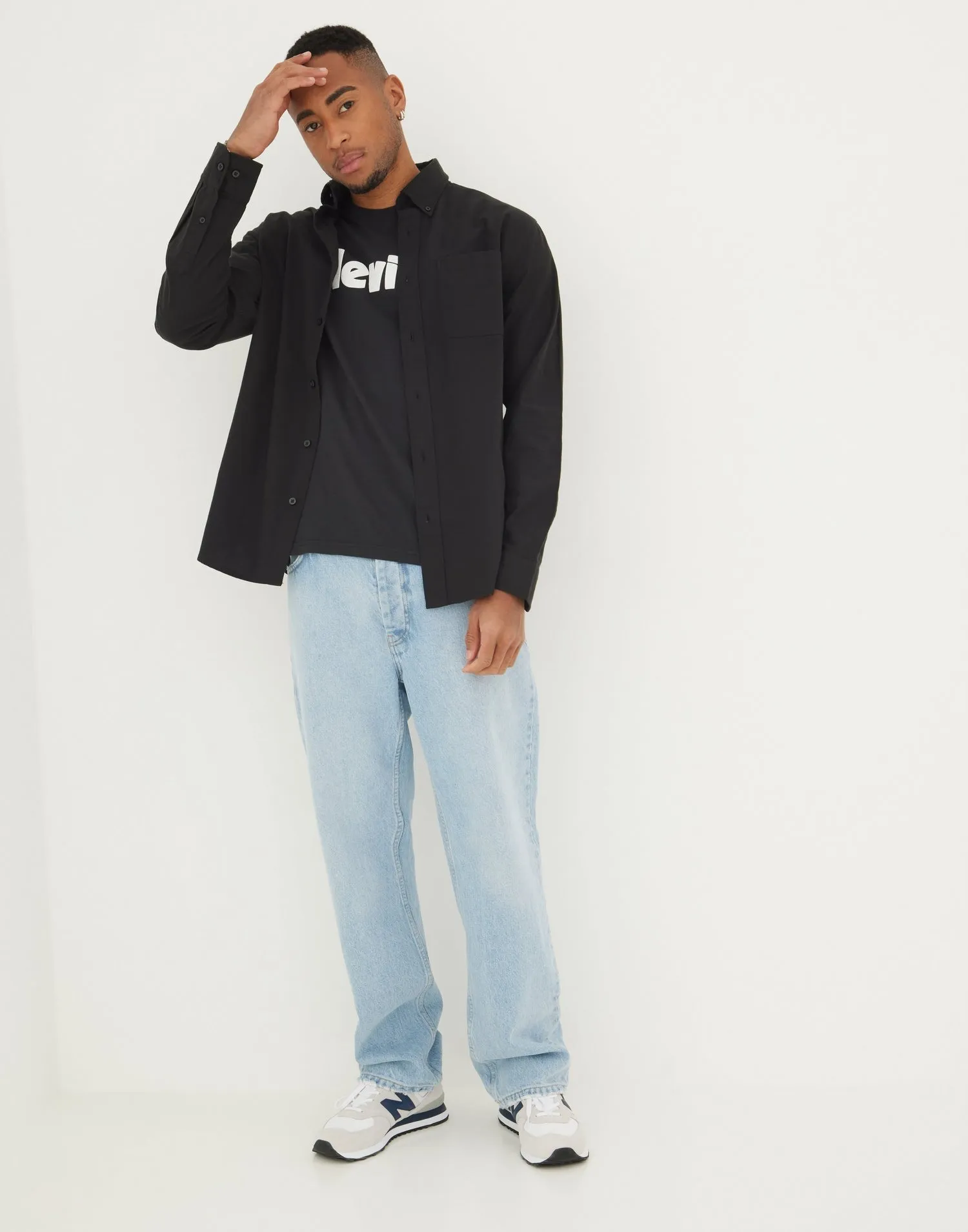 LEVI´S ® SS RELAXED FIT TEE POSTER LOGO - Caviar
