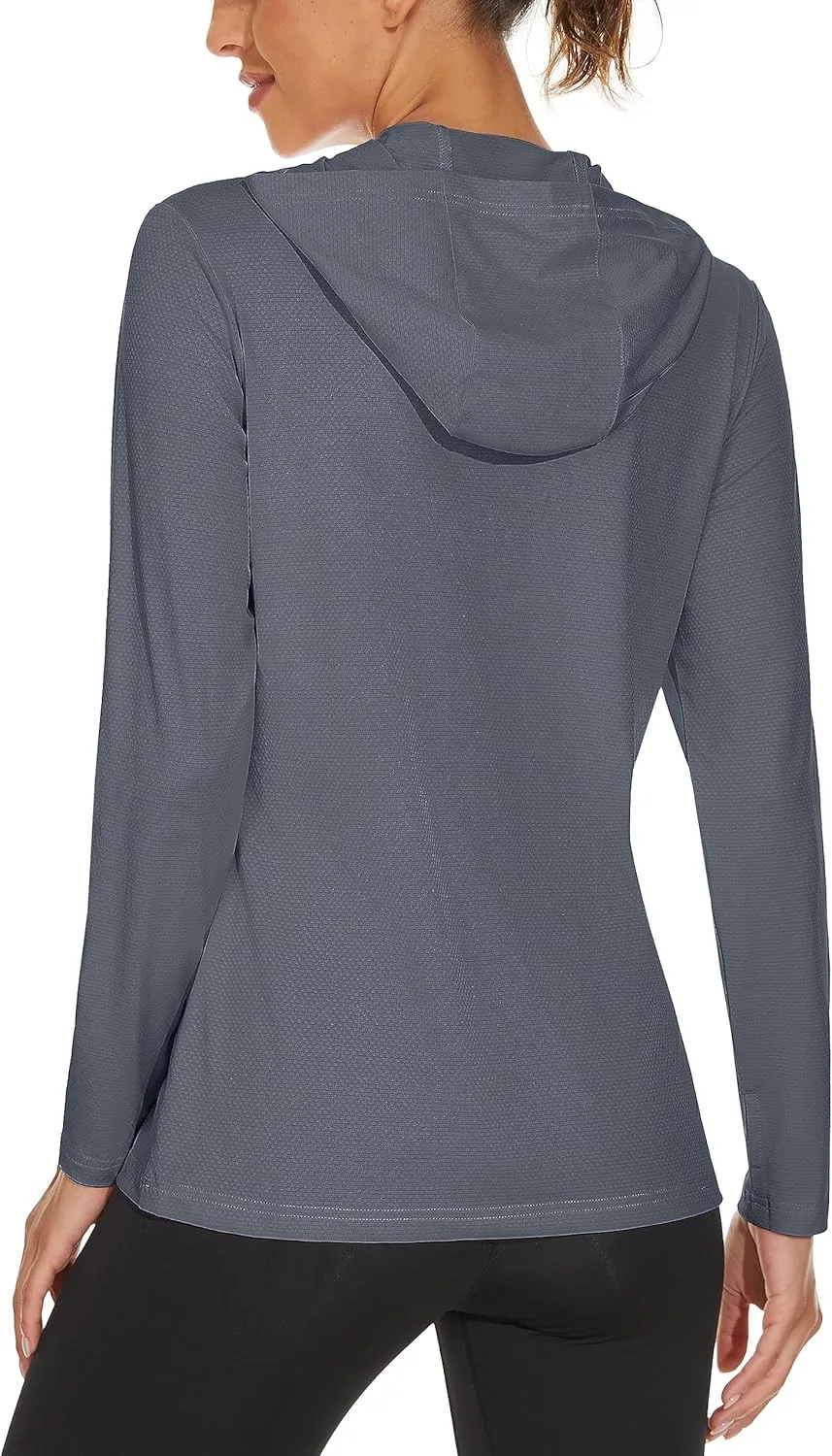 MAGCOMSEN Women's Sun Hoodie UPF 50  Rash Guard T Shirts Long Sleeve Athletic Hiking UV Protection Shirts