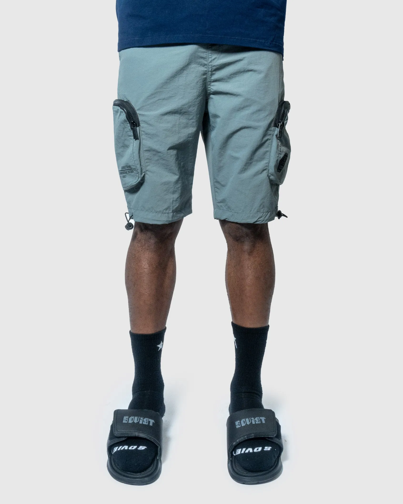 Mens Baraka - Nylon Track Shorts