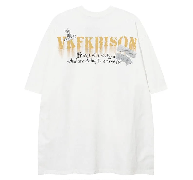 Men's contemporary relaxed-fit Trendy oversize t-shirt