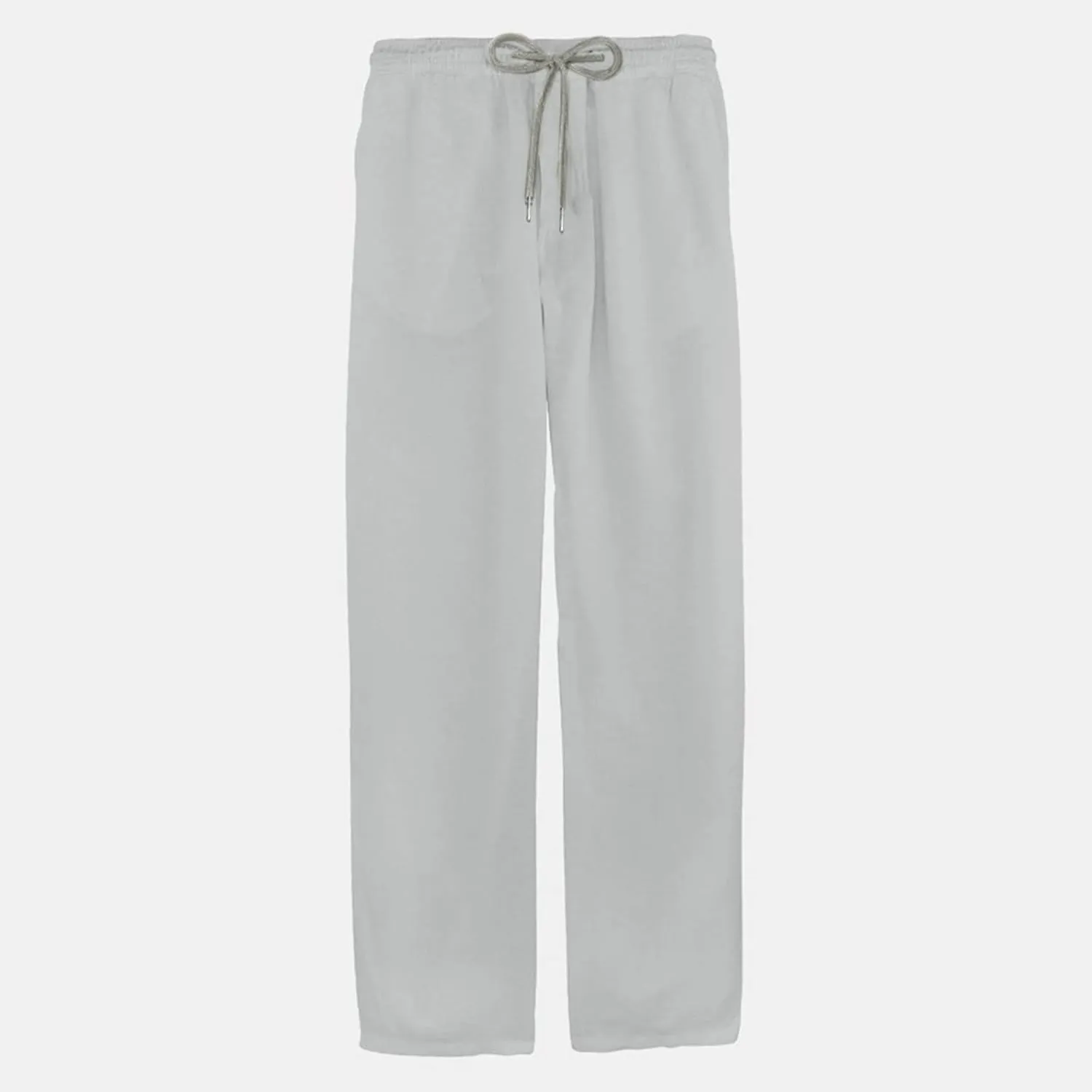 Men's Pants Casual Baggy Pants Solid Breathable Comfy Lounge Pants Elastic Waist Joggers with Pockets House Trousers
