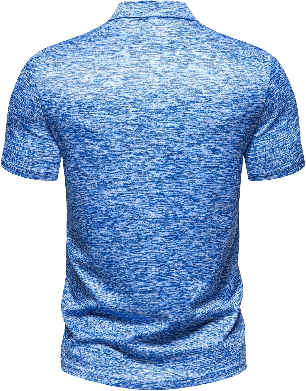 Men's Polo Shirts Summer Short Sleeve Golf Shirt for Men 3 Button Collar T-Shirt Dry Fit Casual Work Athletic Tee Shirts