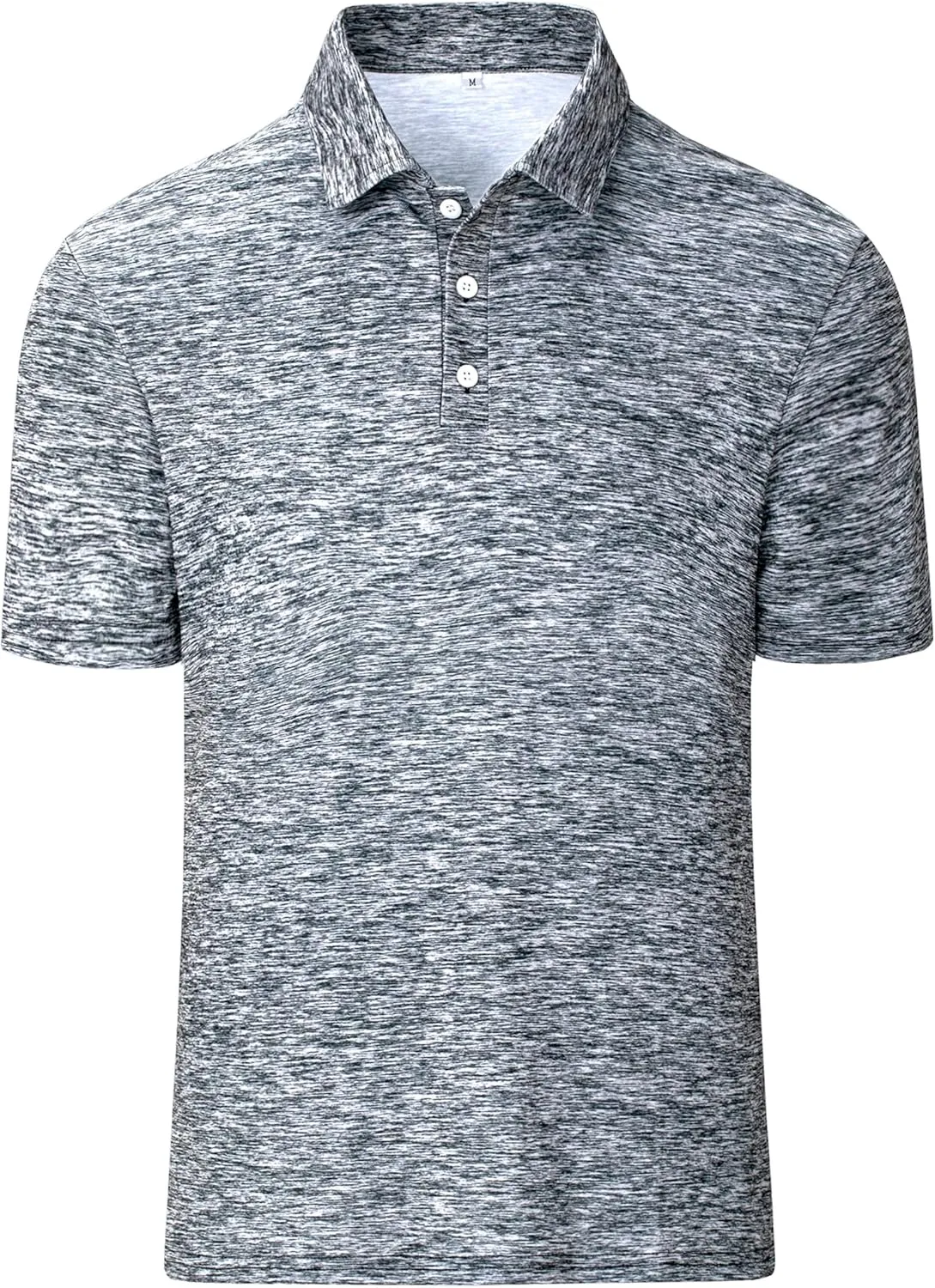 Men's Polo Shirts Summer Short Sleeve Golf Shirt for Men 3 Button Collar T-Shirt Dry Fit Casual Work Athletic Tee Shirts