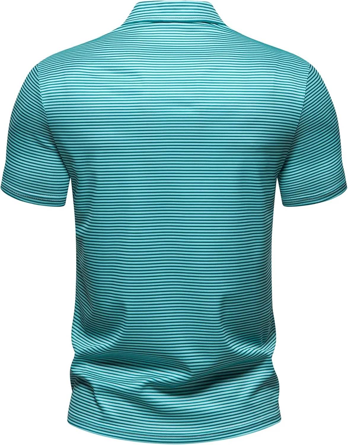 Men's Polo Shirts Summer Short Sleeve Golf Shirt for Men 3 Button Collar T-Shirt Dry Fit Casual Work Athletic Tee Shirts