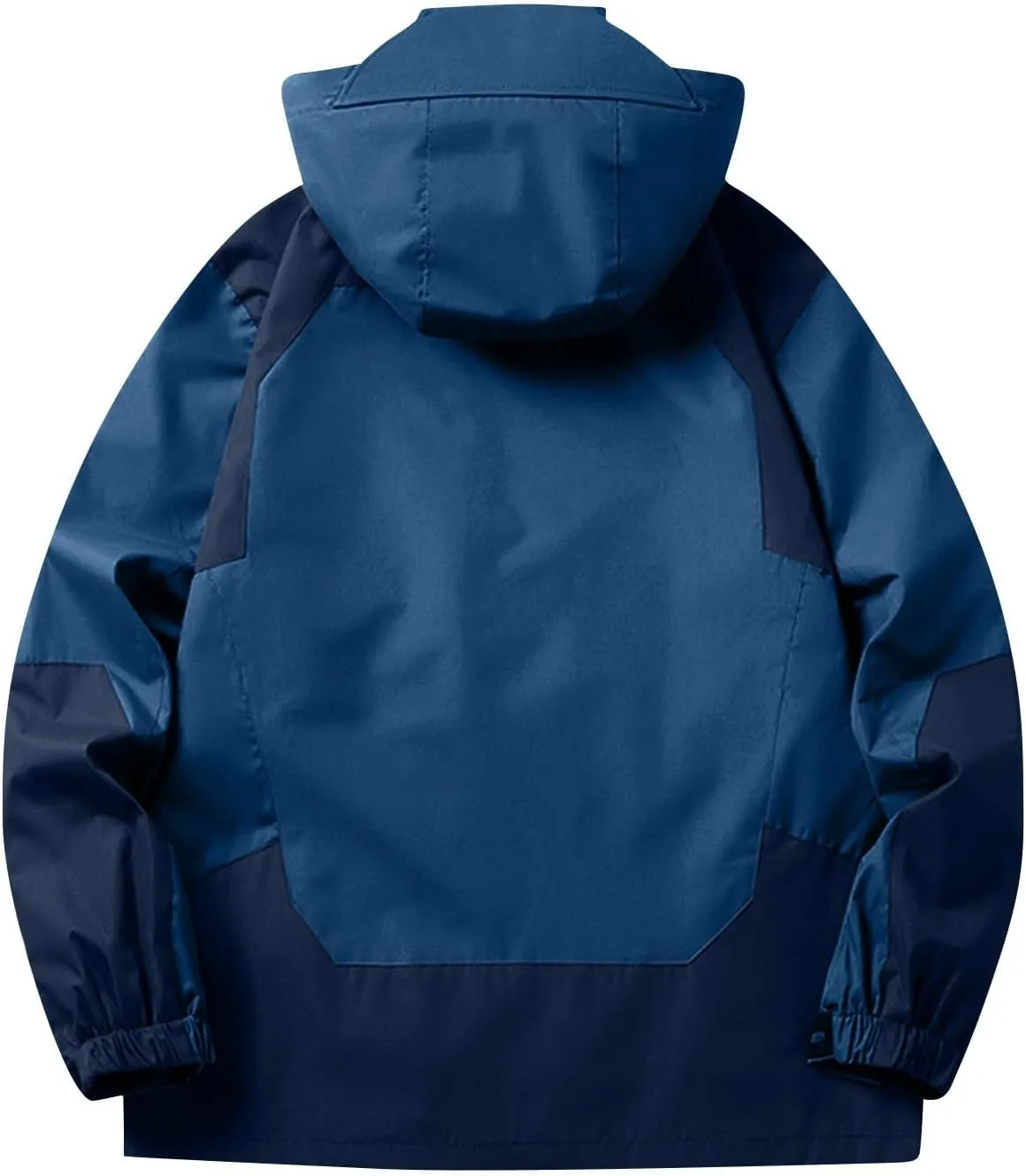 Mens Rain Jacket Lightweight Waterproof Rain Coats Poncho Sun Protective Outdoor Jacket with Hooded