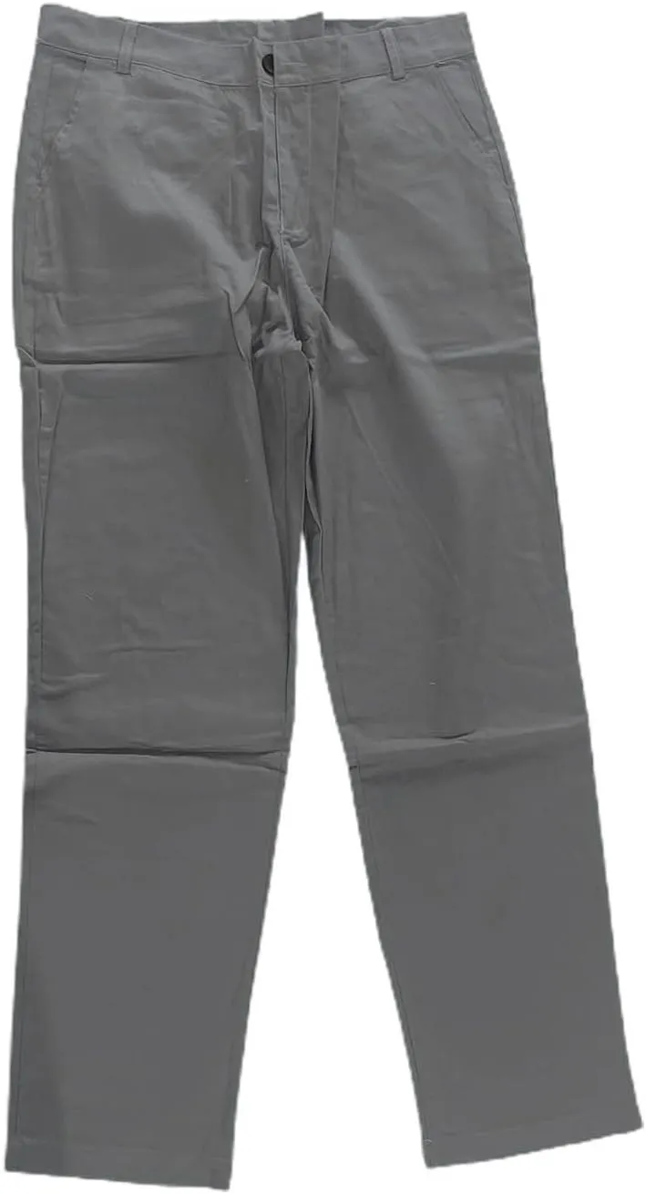 Mens Slim Fit Casual Pants Stretch Cotton Chinos Pants Tapered Lightweight Breathable Casual Golf Business Skinny Dress Pants