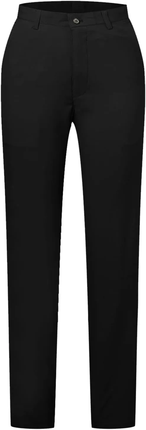Mens Summer Golf Pants with Pockets Stretch Lightweight Quick Dry Breathable Trousers Casual Work Dress Pants for Men