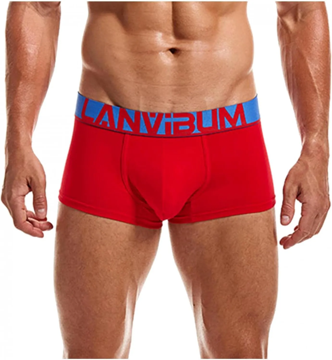 Mens Underwear with Pouch Men's Underwear Soft Viscose Boxer Briefs, Tagless Mens Boxer Briefs with Pouch Underpants
