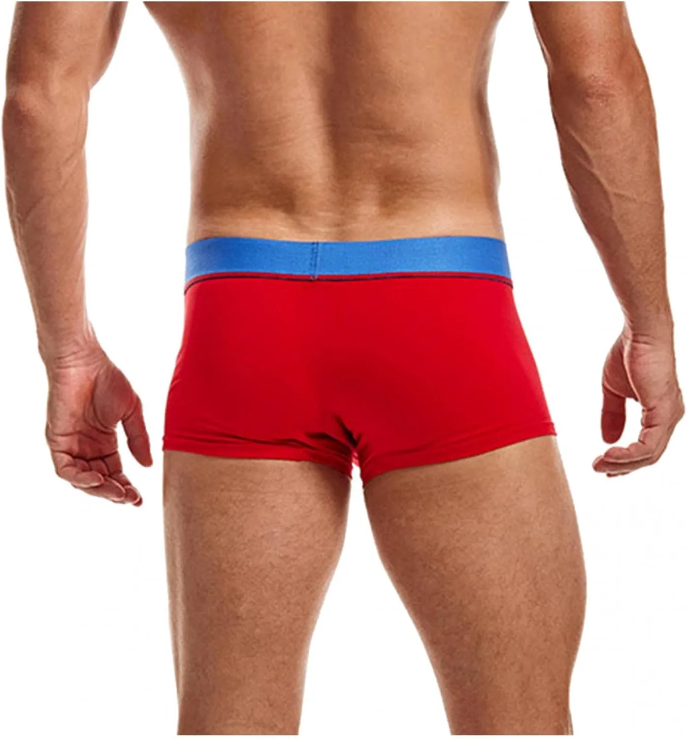 Mens Underwear with Pouch Men's Underwear Soft Viscose Boxer Briefs, Tagless Mens Boxer Briefs with Pouch Underpants