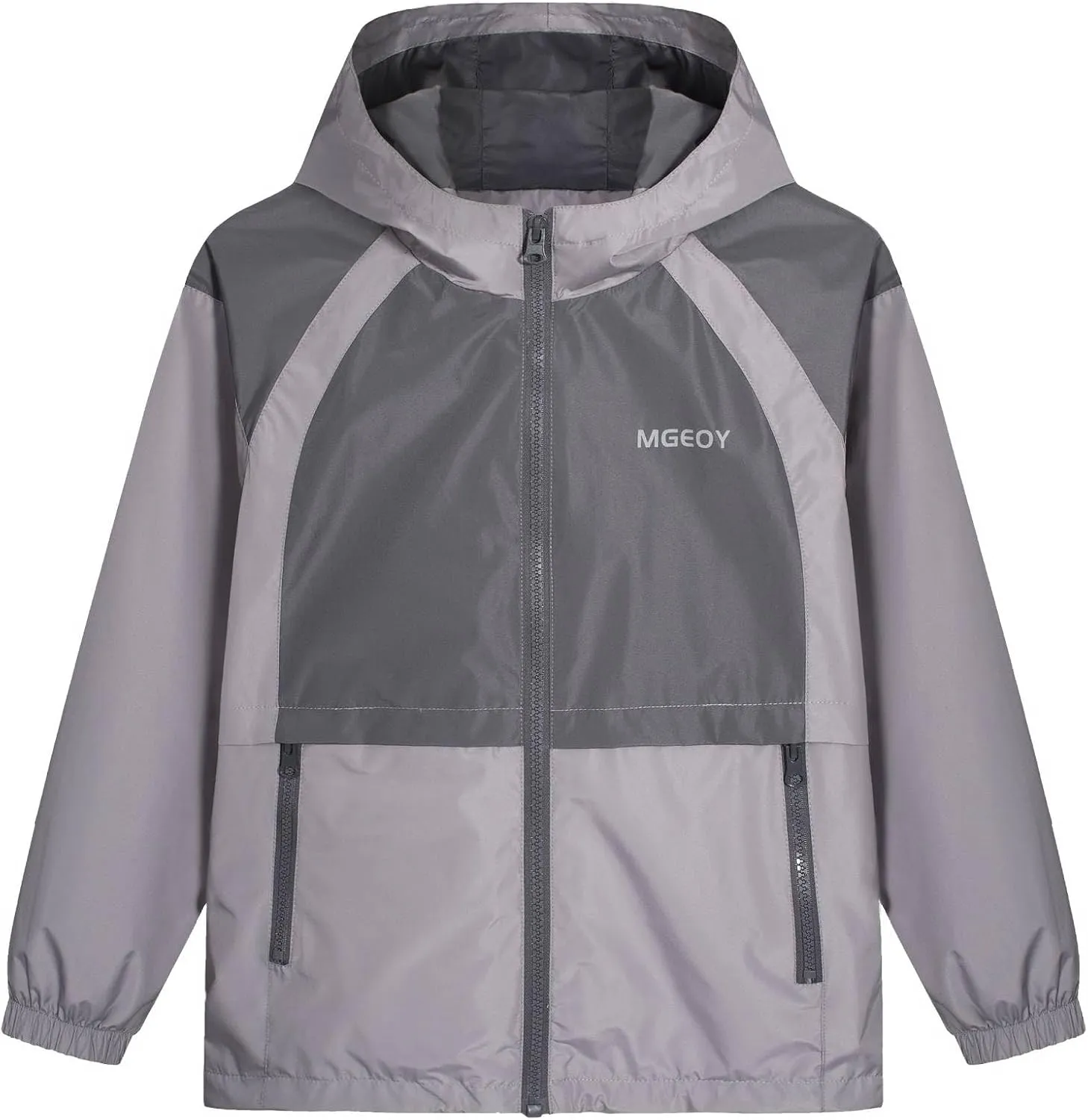 MGEOY Kids Rain Jackets Waterproof with Hood Lightweight Rain Coats for Girls Boys