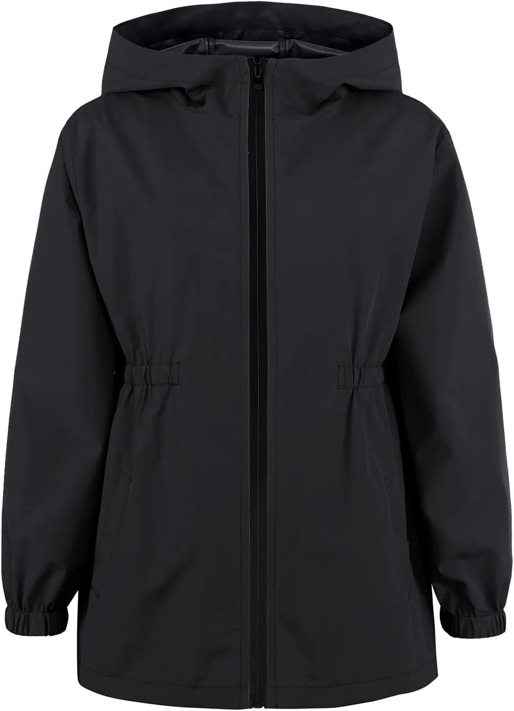 MODAFANS Girls Boys Rain Jacket Lightweight Waterproof Hooded RainCoats Windbreaker for Outdoor 4-13year