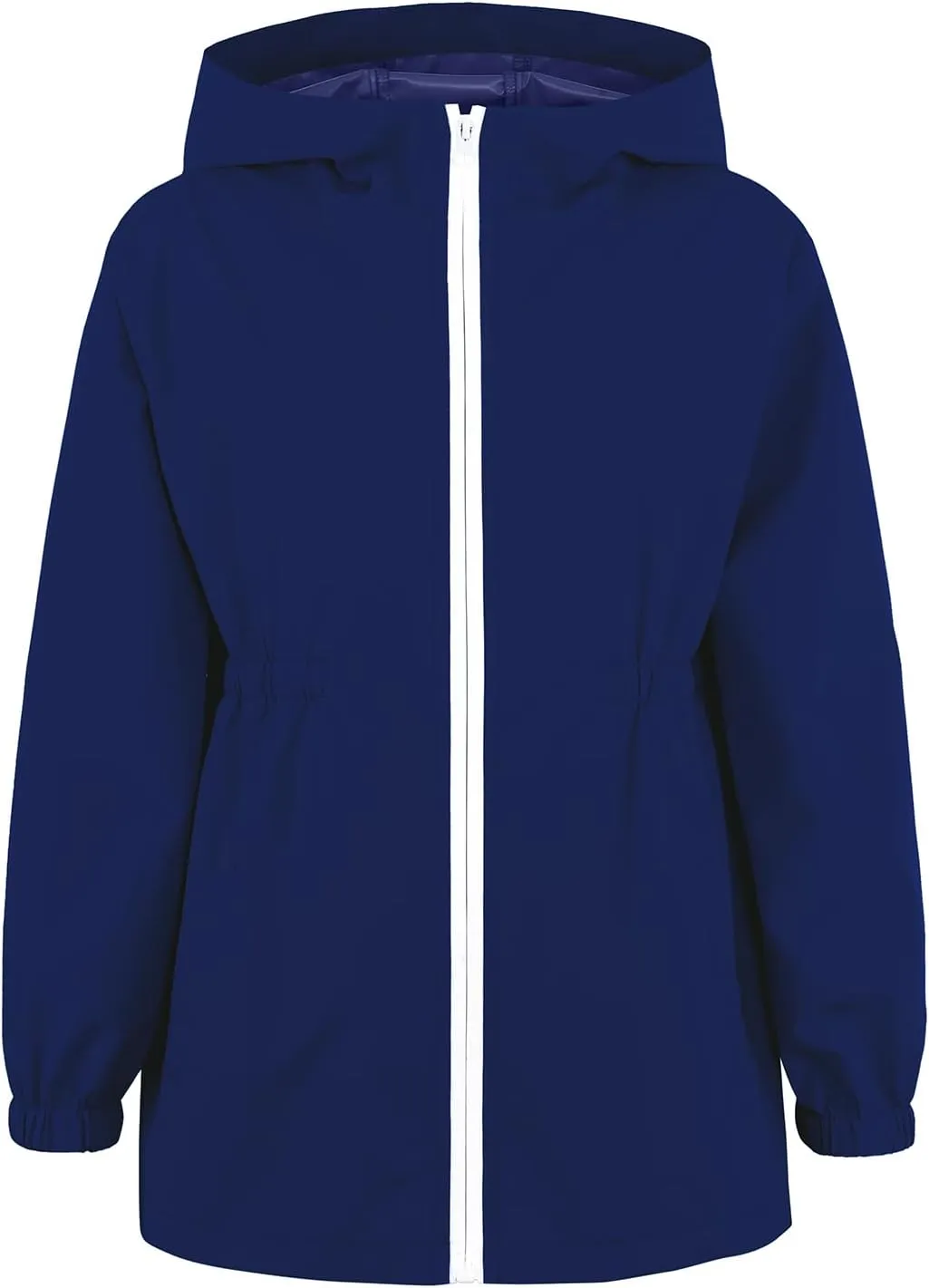 MODAFANS Girls Boys Rain Jacket Lightweight Waterproof Hooded RainCoats Windbreaker for Outdoor 4-13year